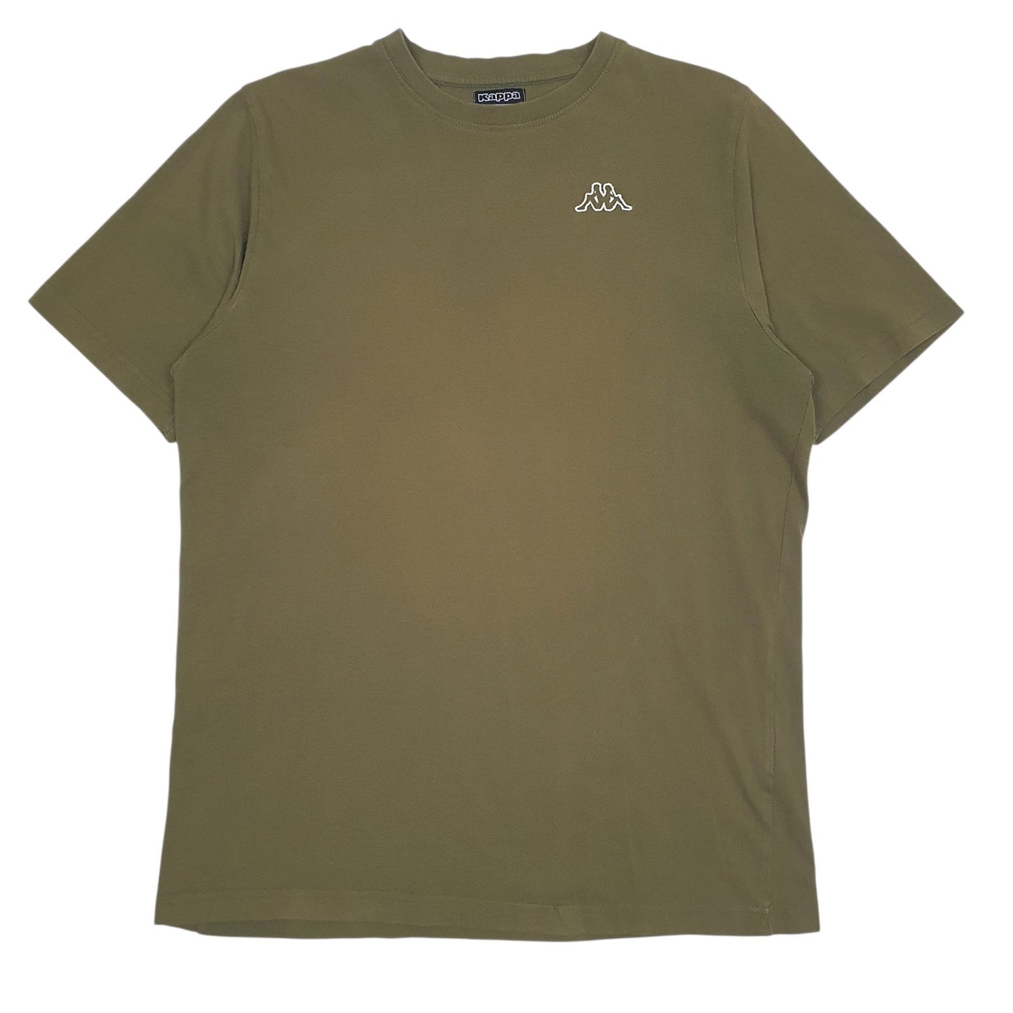 Mens Green Kappa  Short Sleeve T Shirt