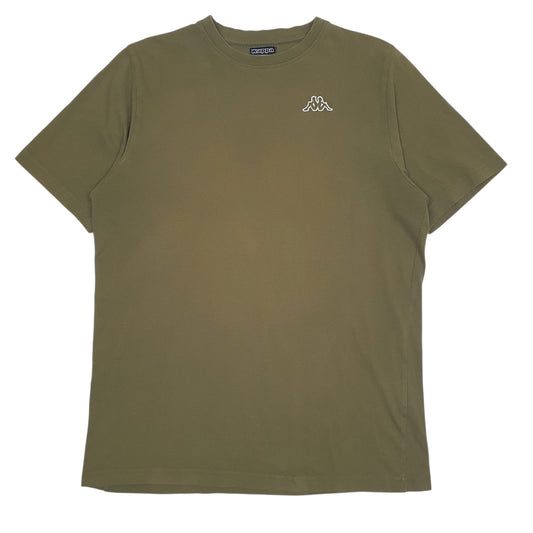 Mens Green Kappa  Short Sleeve T Shirt