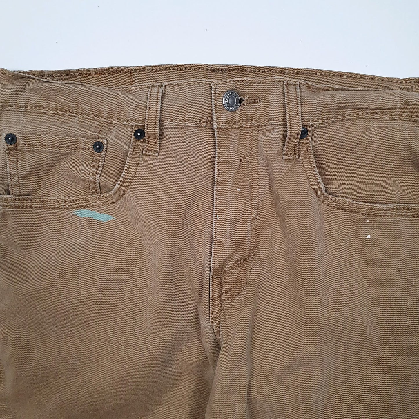 Mens Beige Levis 502  Trousers