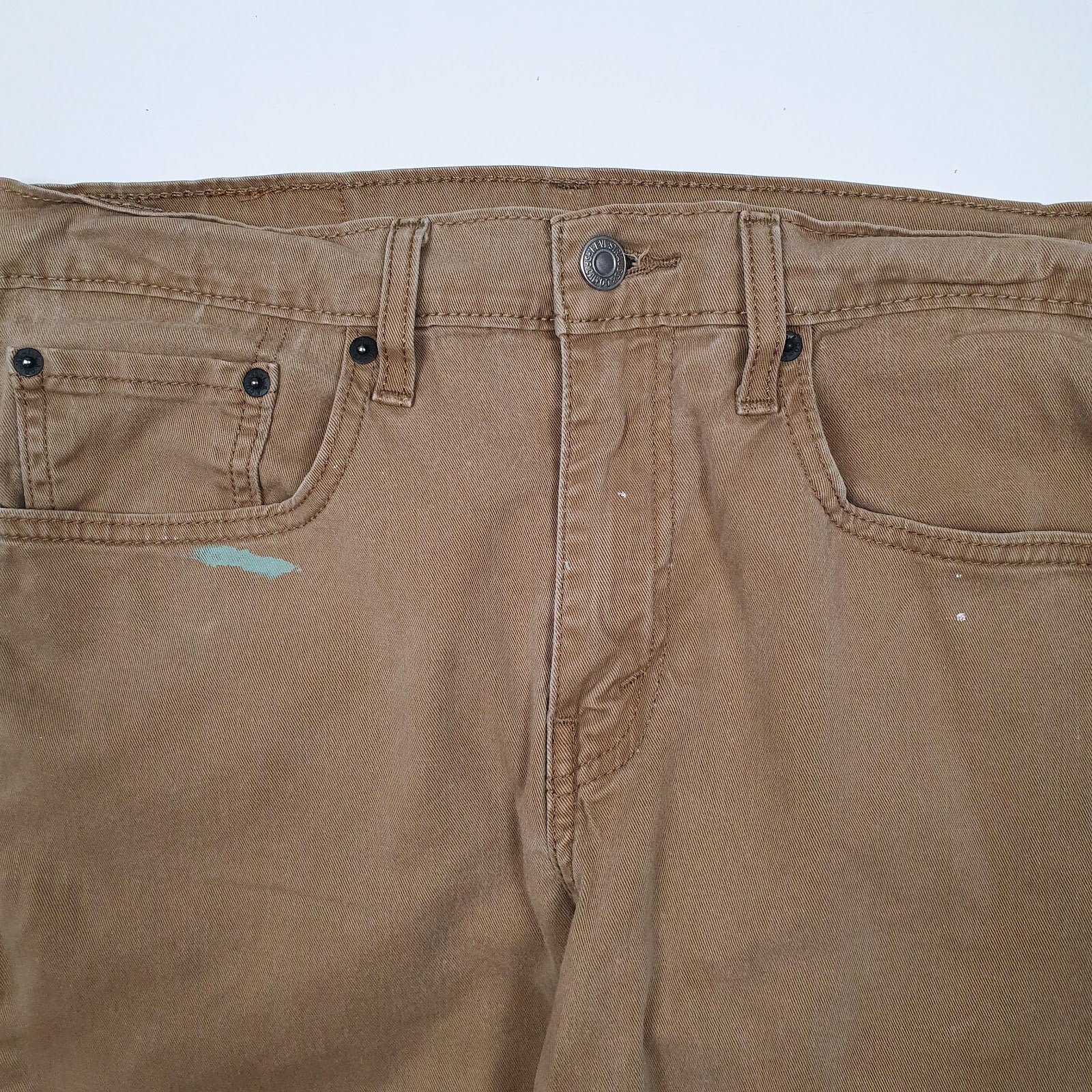 Mens Beige Levis 502  Trousers