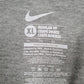 Mens Grey Nike Spellout  T Shirt