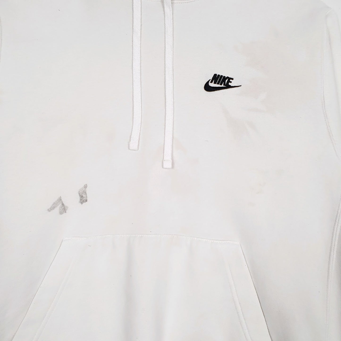 Mens White Nike  Hoodie Jumper