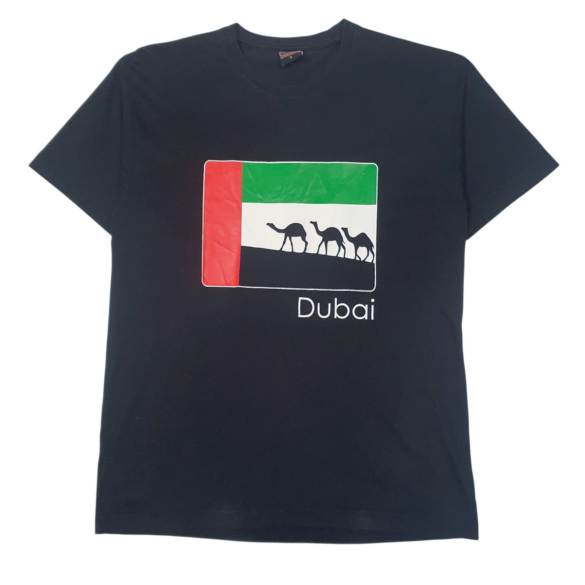 Mens Black Camel Company UAE Dubai Short Sleeve T Shirt