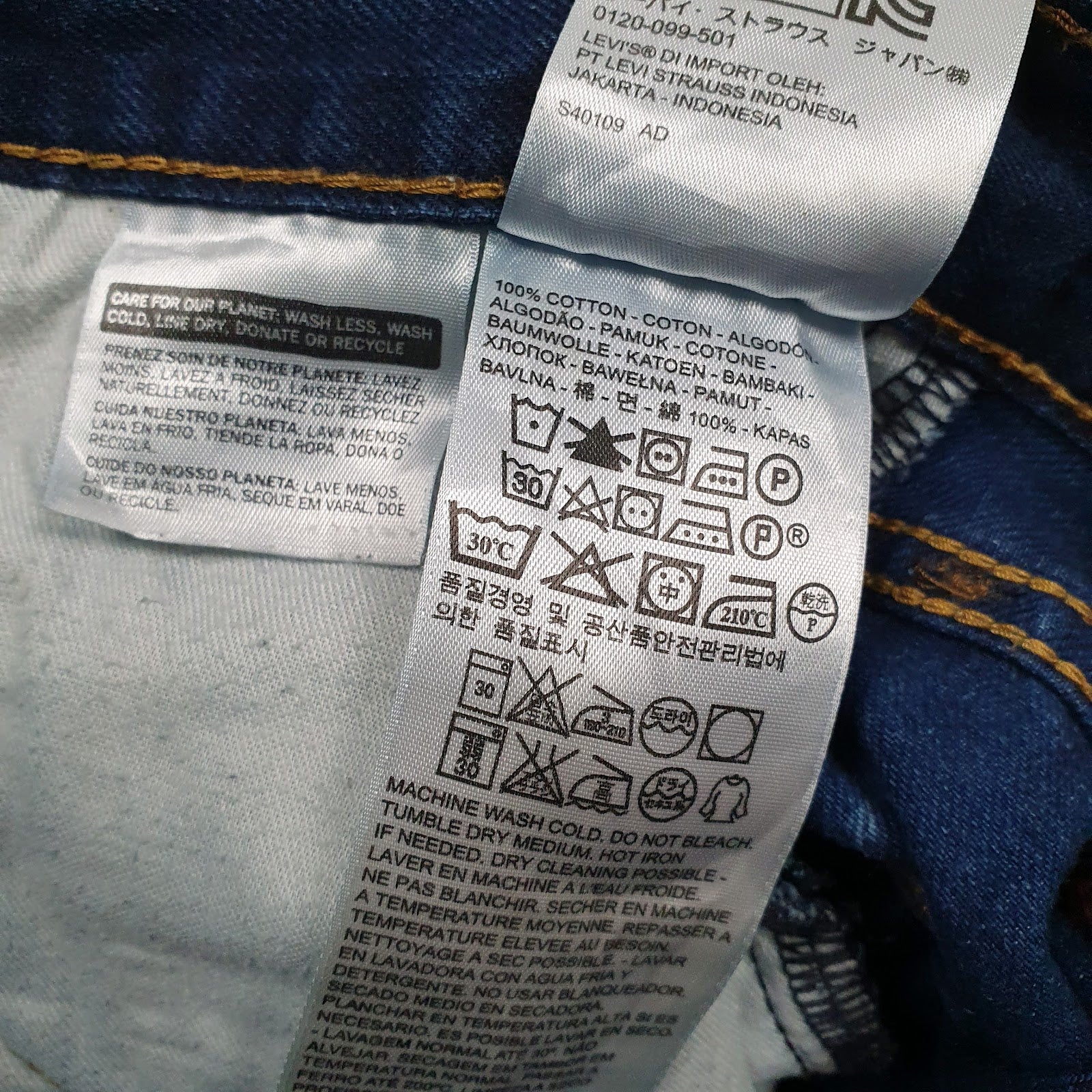 Mens Blue Levis   Jeans