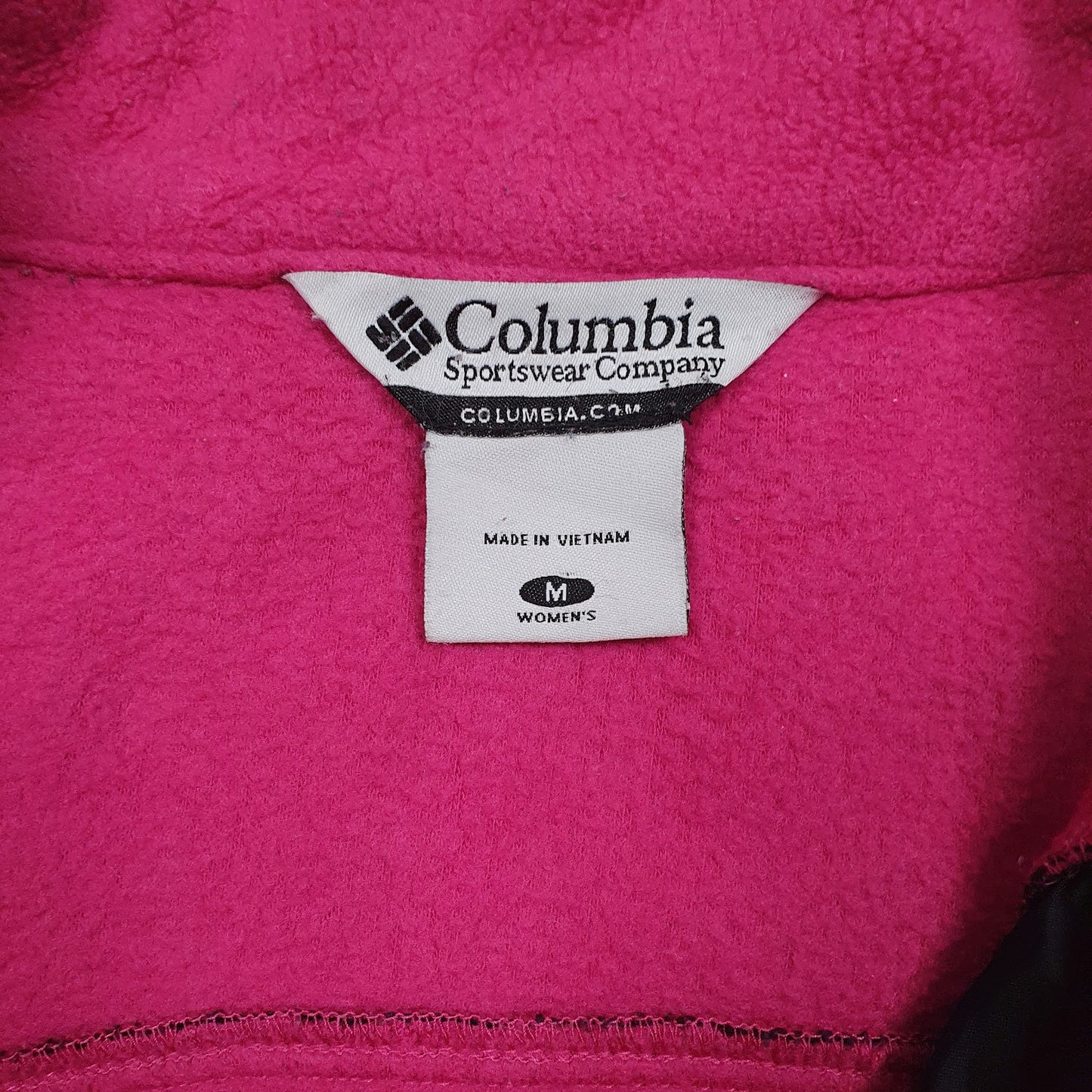 Womens Pink Columbia Sportswear Company  Full Zip Jumper