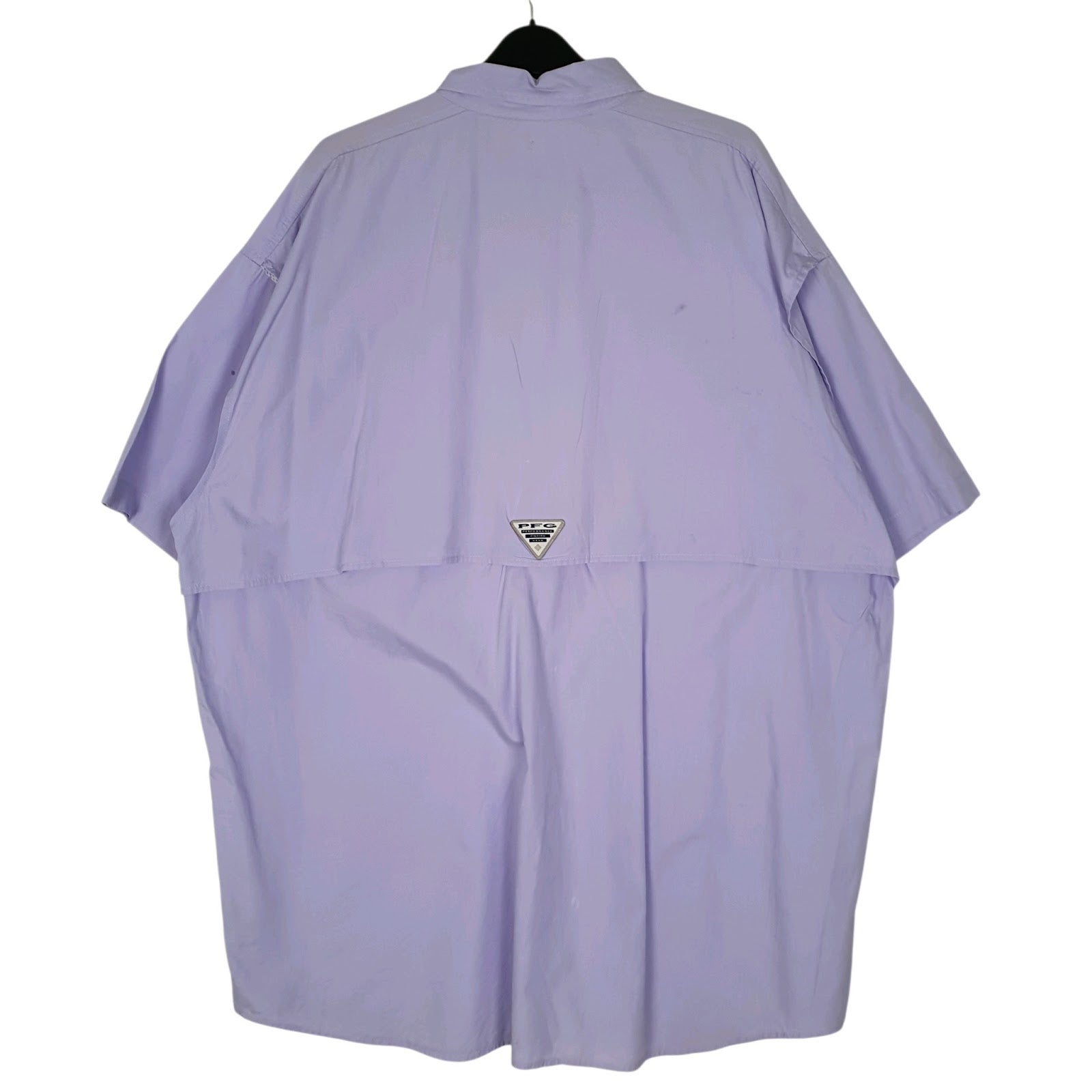 Mens Purple Columbia Sportswear Company Fishing Gear  Shirt