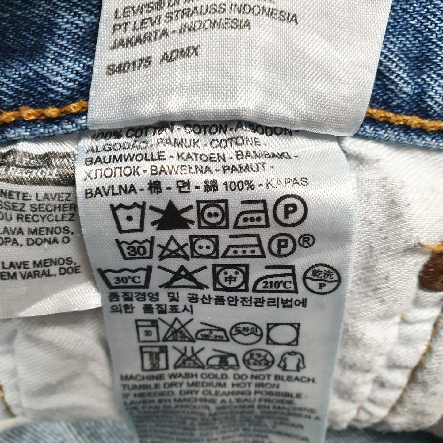 Mens Blue Levis   Jeans