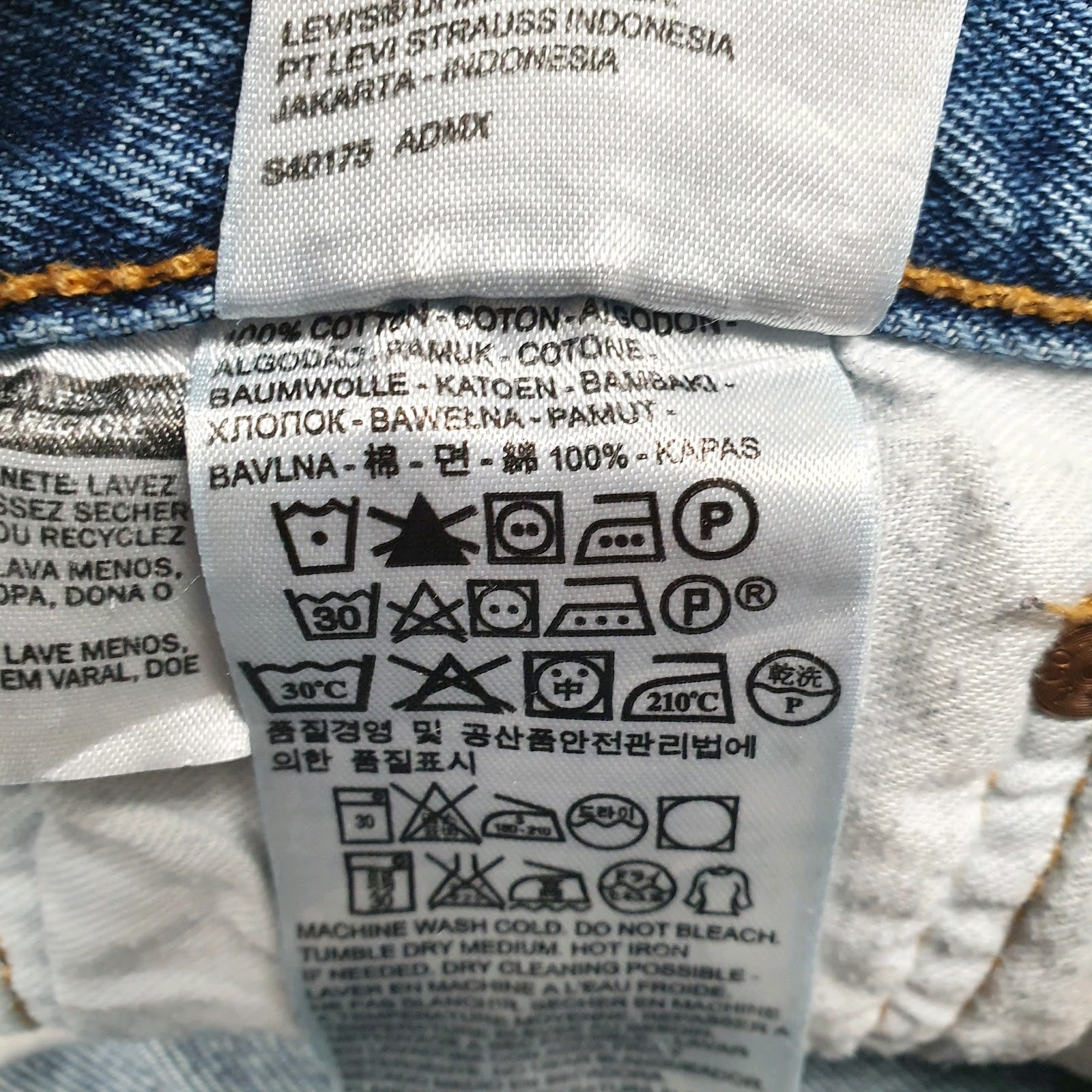 Mens Blue Levis   Jeans