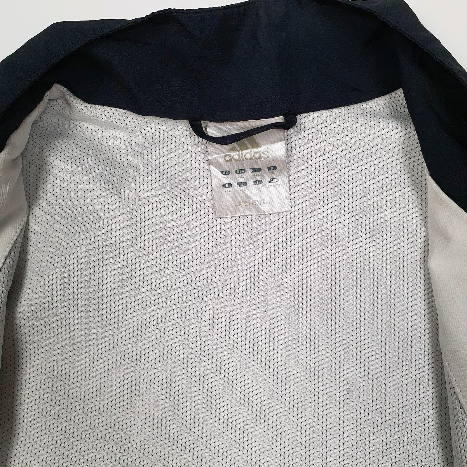 Mens Black Adidas  Crewneck Coat