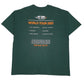 Mens Green Hanes Chicago  T Shirt