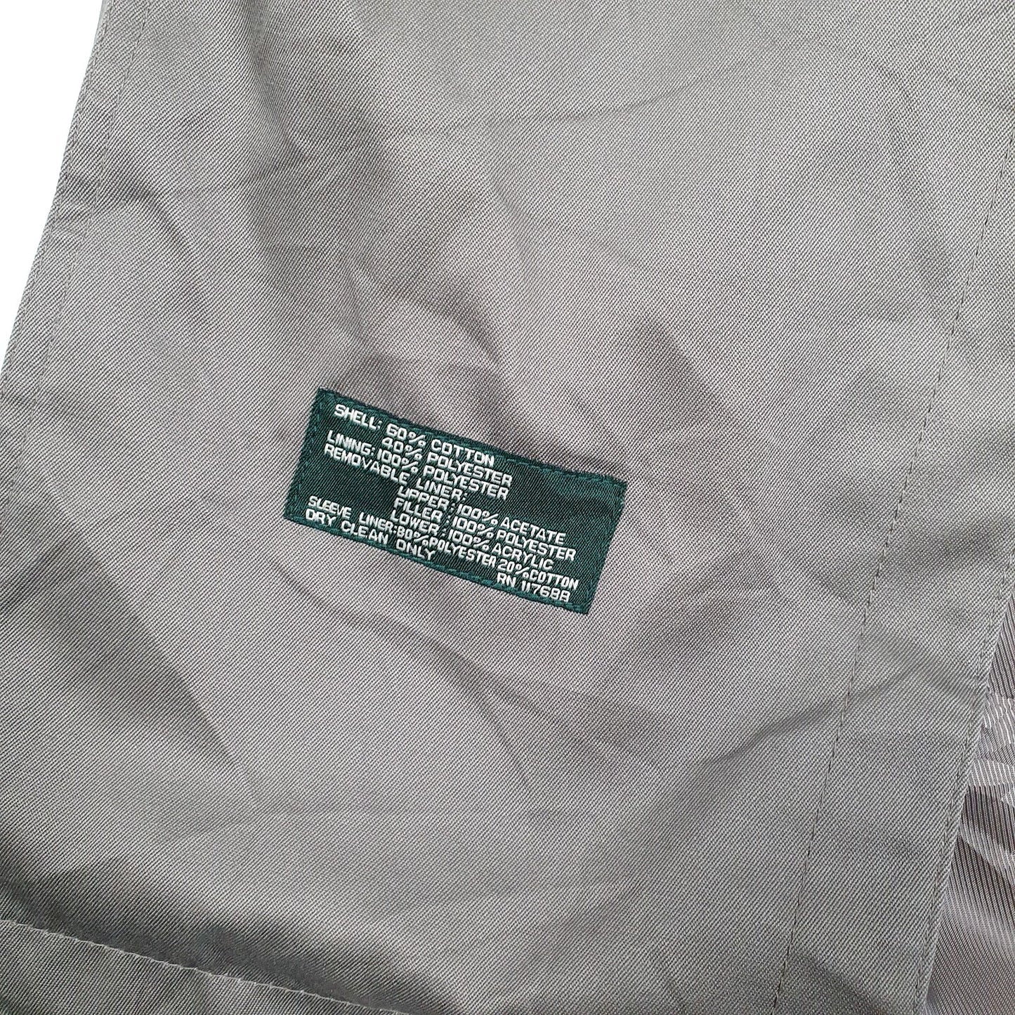 Mens Grey Ralph Lauren Double Breasted  Coat