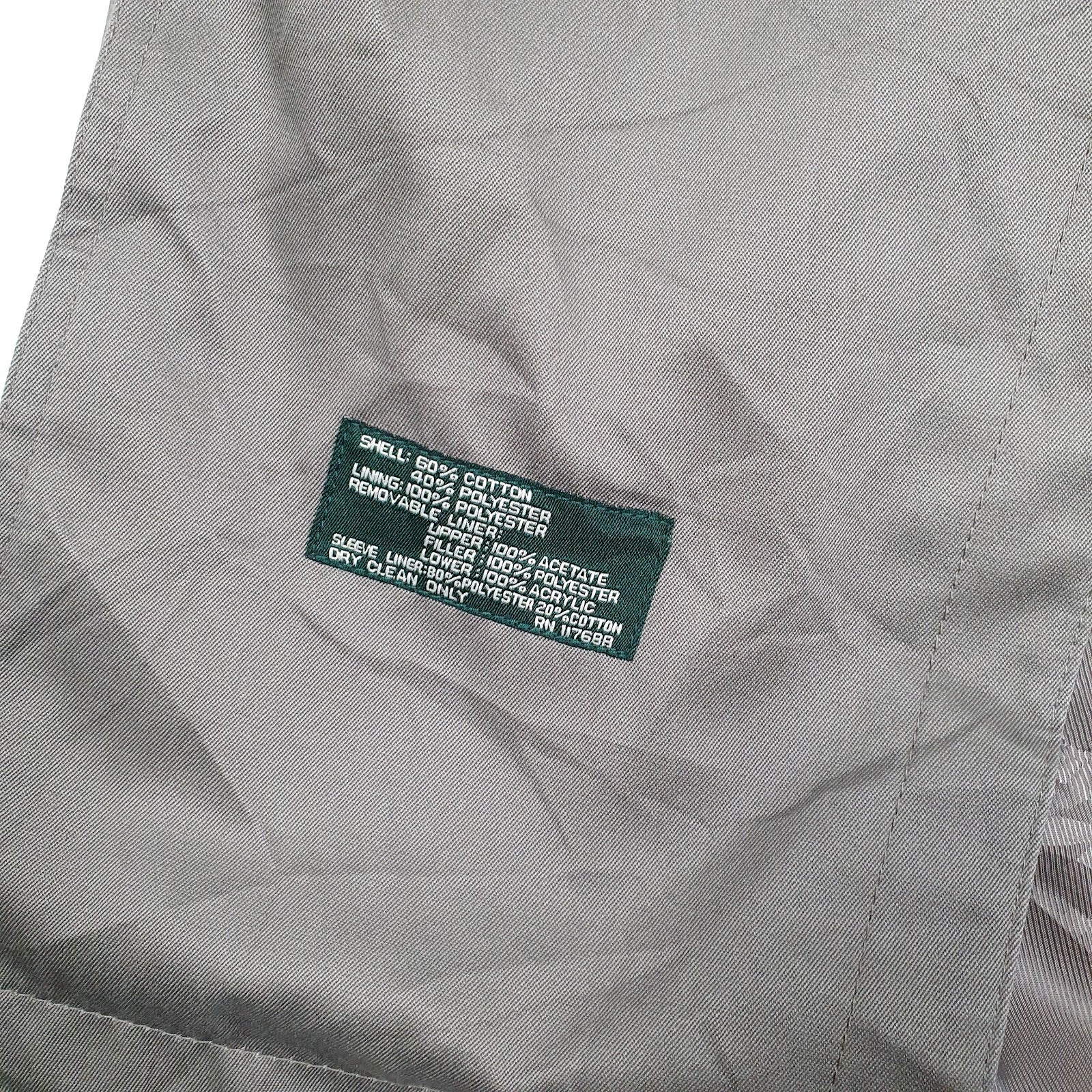 Mens Grey Ralph Lauren Double Breasted  Coat