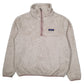 Womens Beige Patagonia Los Gatos Fluffy Quarter Zip Jumper