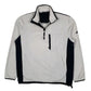 Mens White Nautica  Quarter Zip Jumper