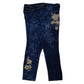 Womens Blue Bandolino Embroidered Capri Casual JeansW34 L25