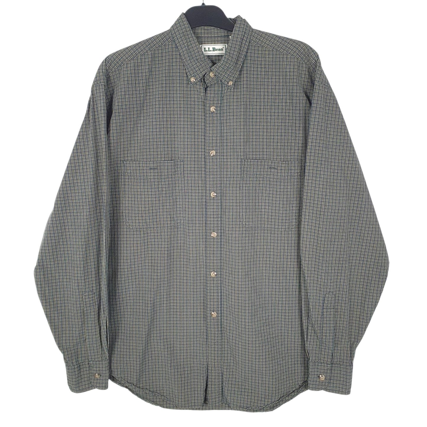 Mens Navy L.L.Bean  Long Sleeve Shirt