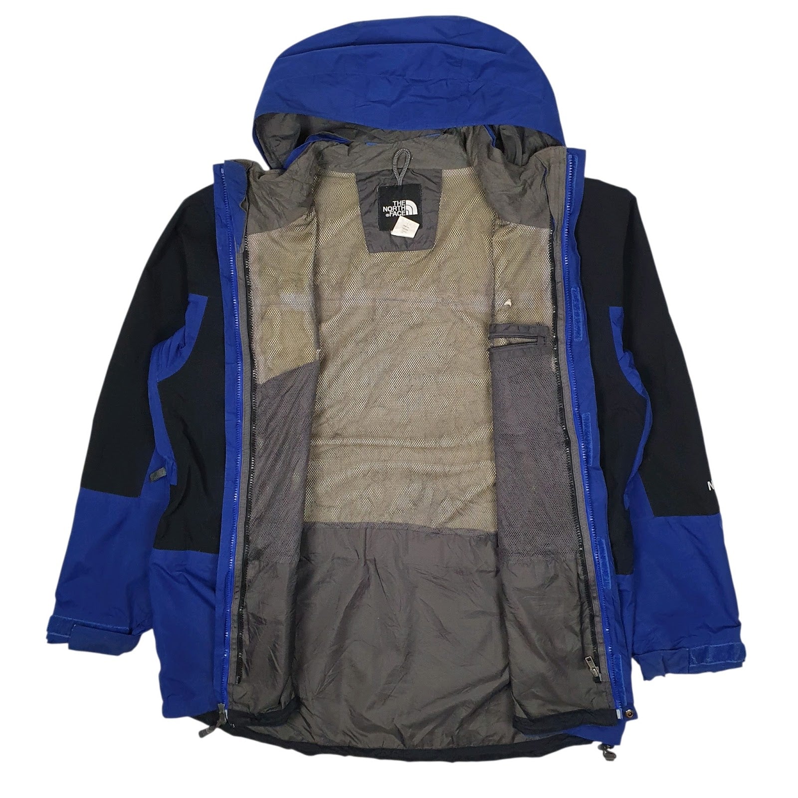 Mens Blue The North Face Goretex Crewneck Coat
