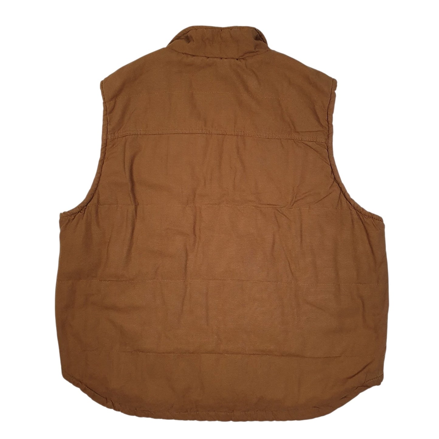 Mens Brown Lee Vest Bodywarmer Sherpa Lined  Coat