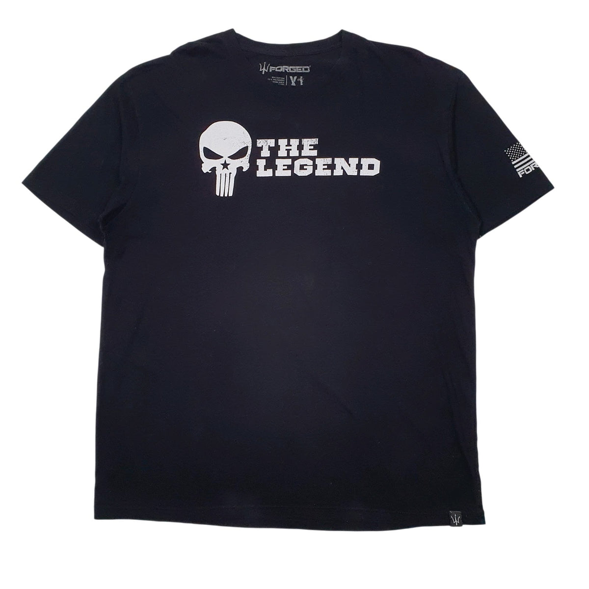 Mens Black Forged  Short Sleeve T Shirt