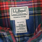 Mens Blue L.L.Bean Flannel  Shirt