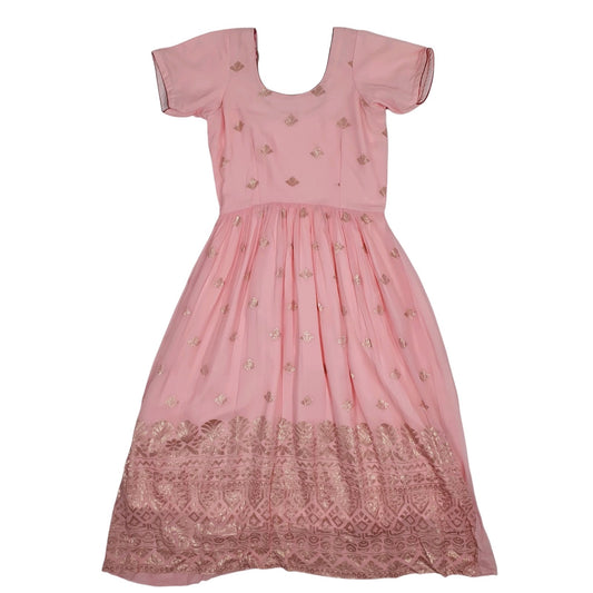 Womens Pink Unbranded Wedding Occasion Short Sleeve Dress