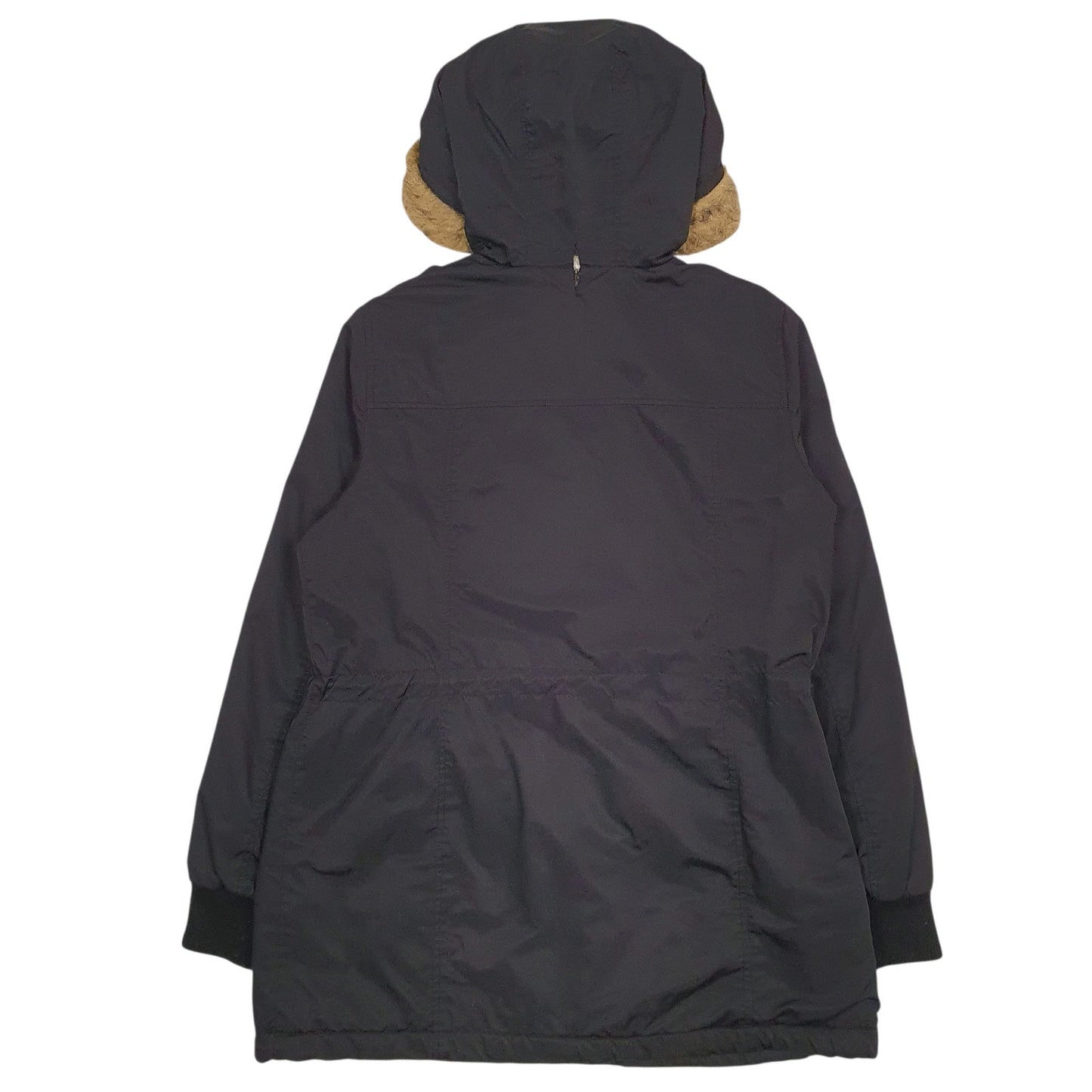 Womens Black Levis Sherpa Lined  Coat