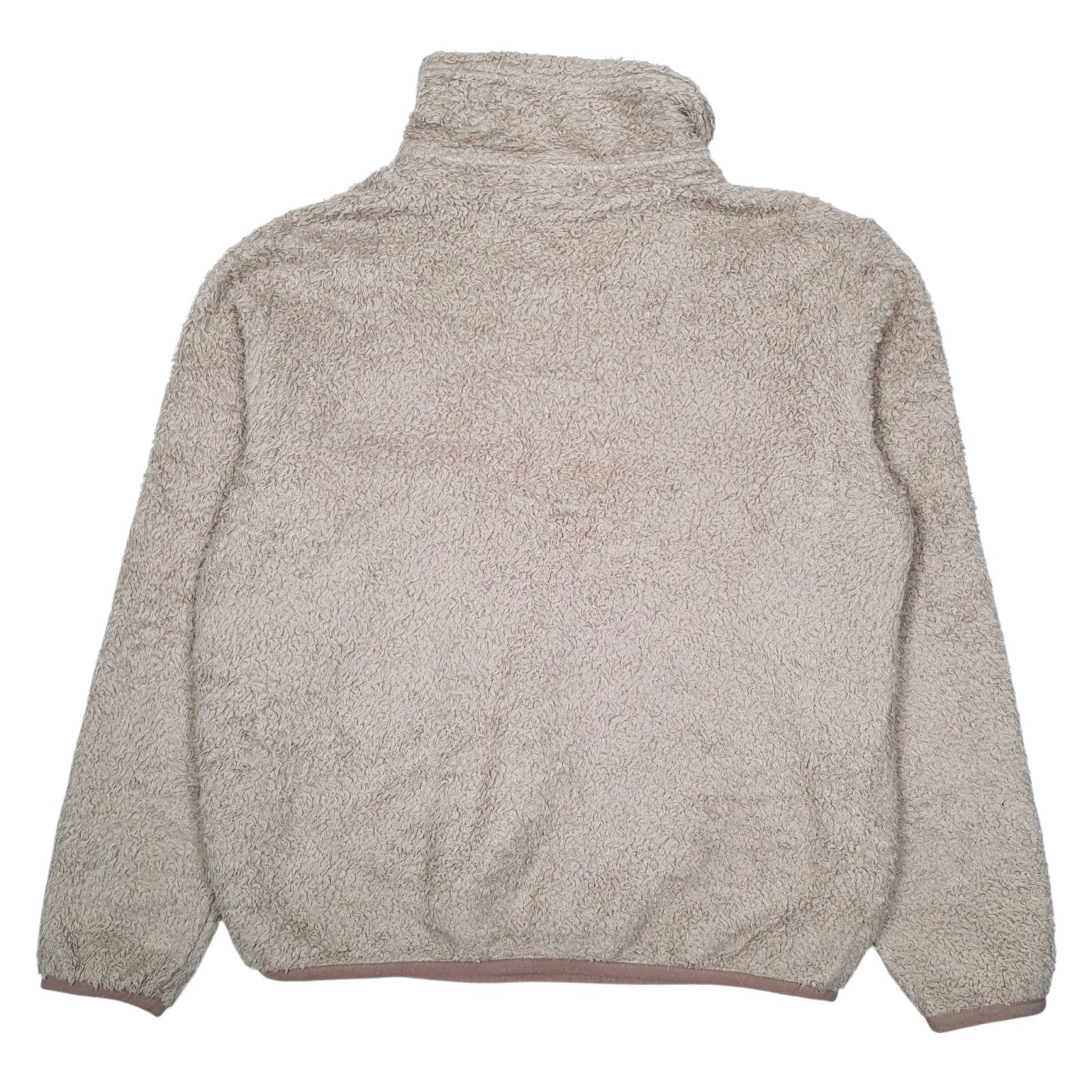 Womens Beige Patagonia Los Gatos Fluffy Quarter Zip Jumper