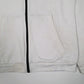 Mens White Nike Hoodie Full Zip Jumper