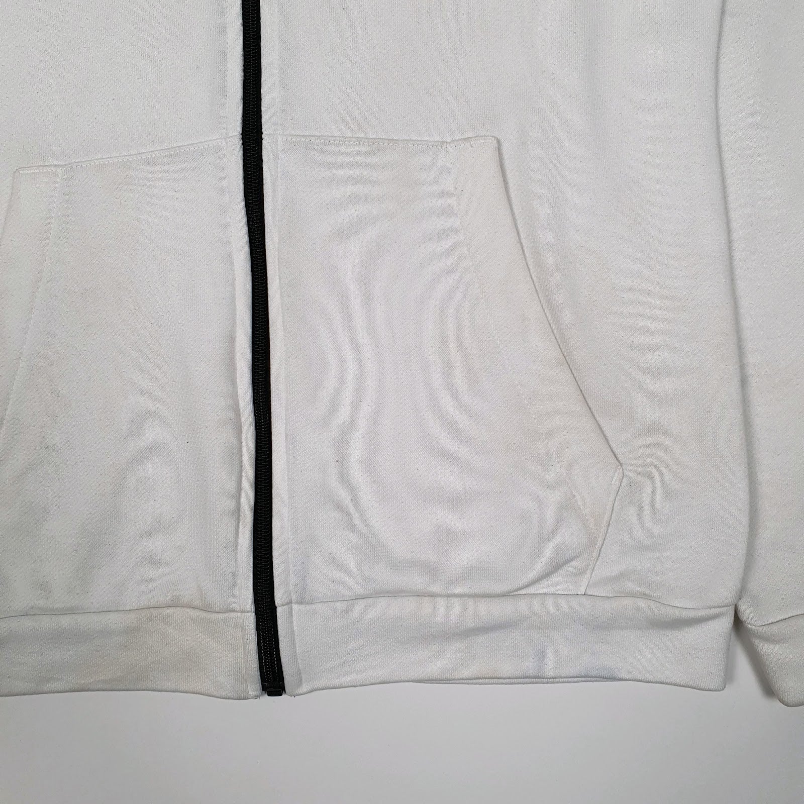 Mens White Nike Hoodie Full Zip Jumper