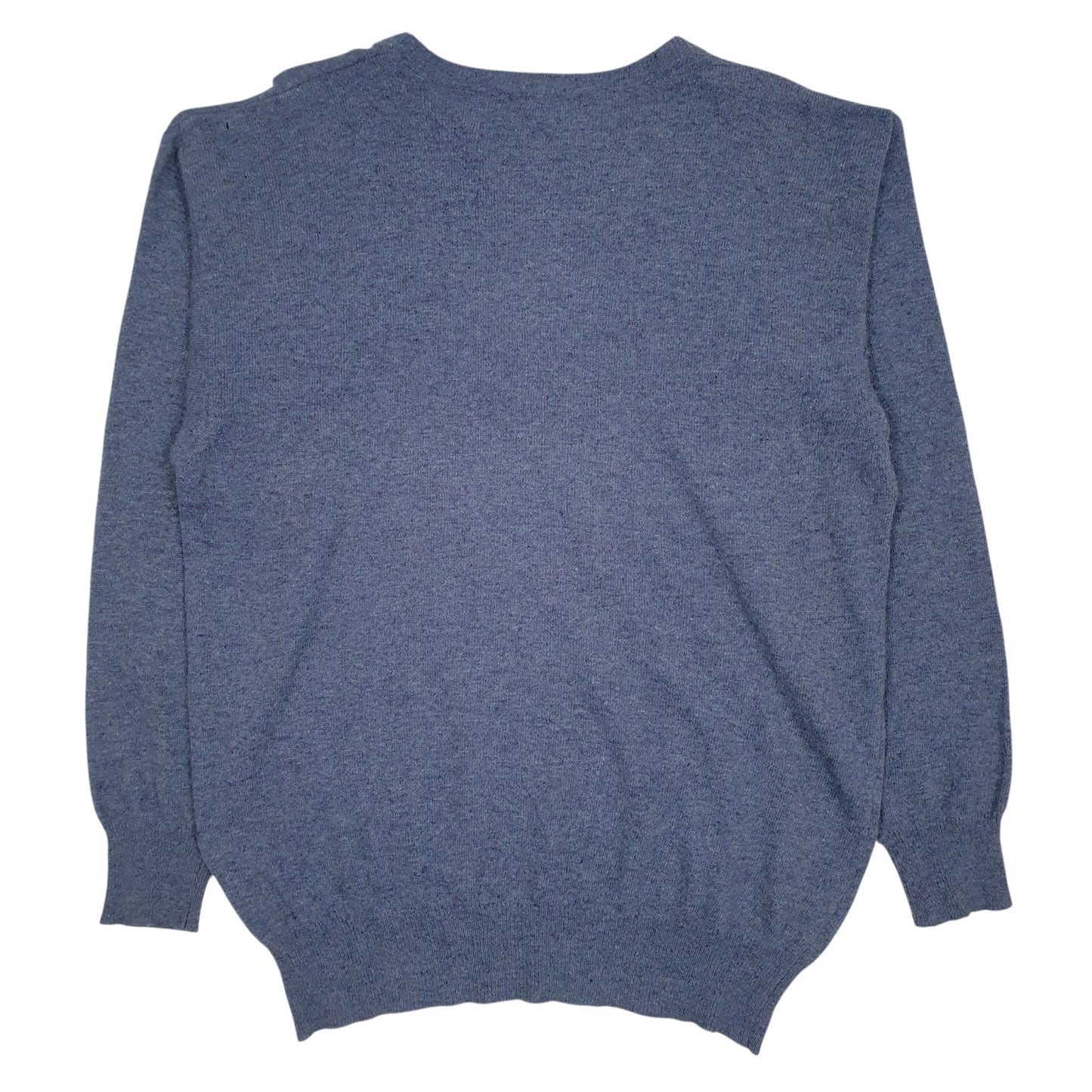Mens Blue Fred Perry Sportswear Crewneck Jumper