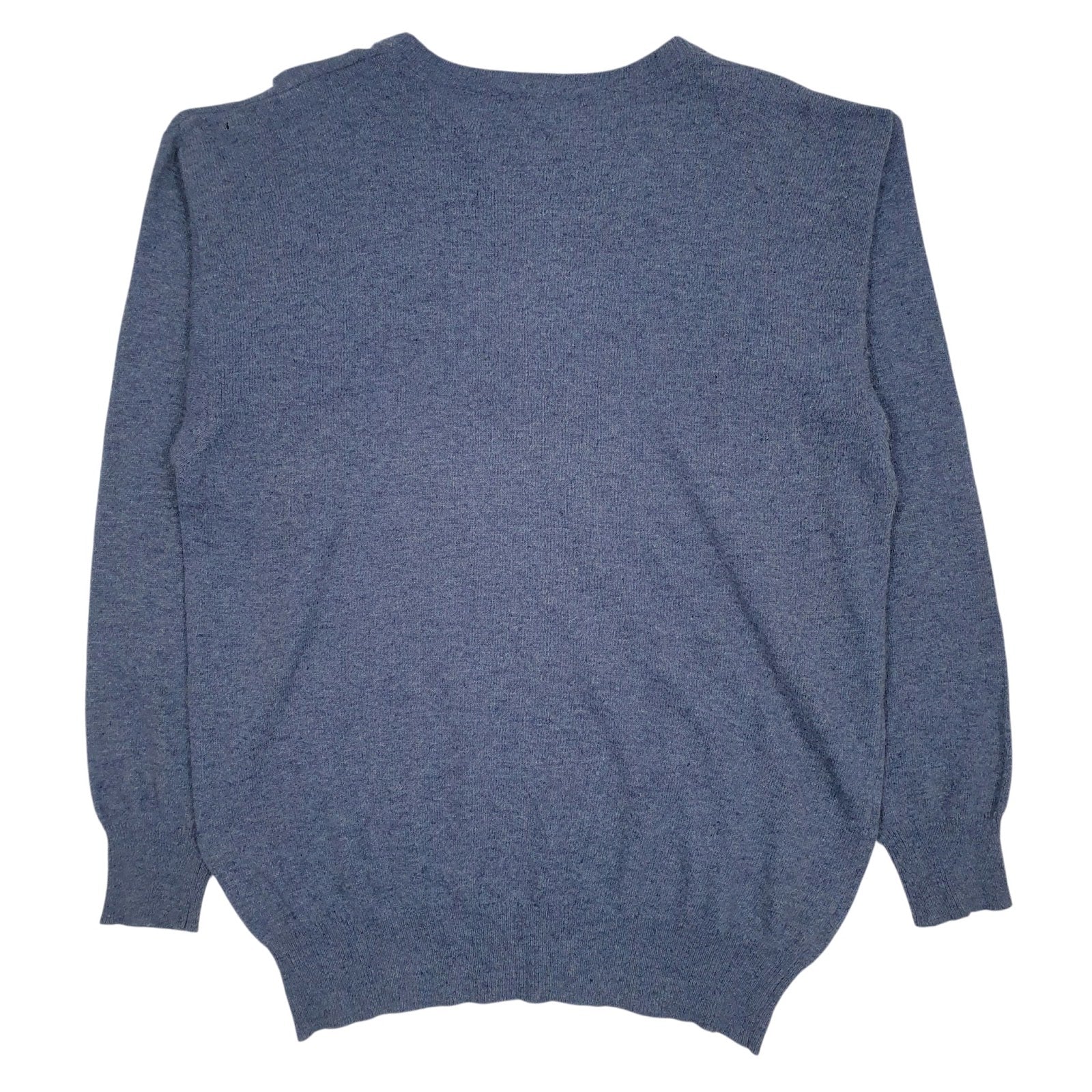 Mens Blue Fred Perry Sportswear Crewneck Jumper