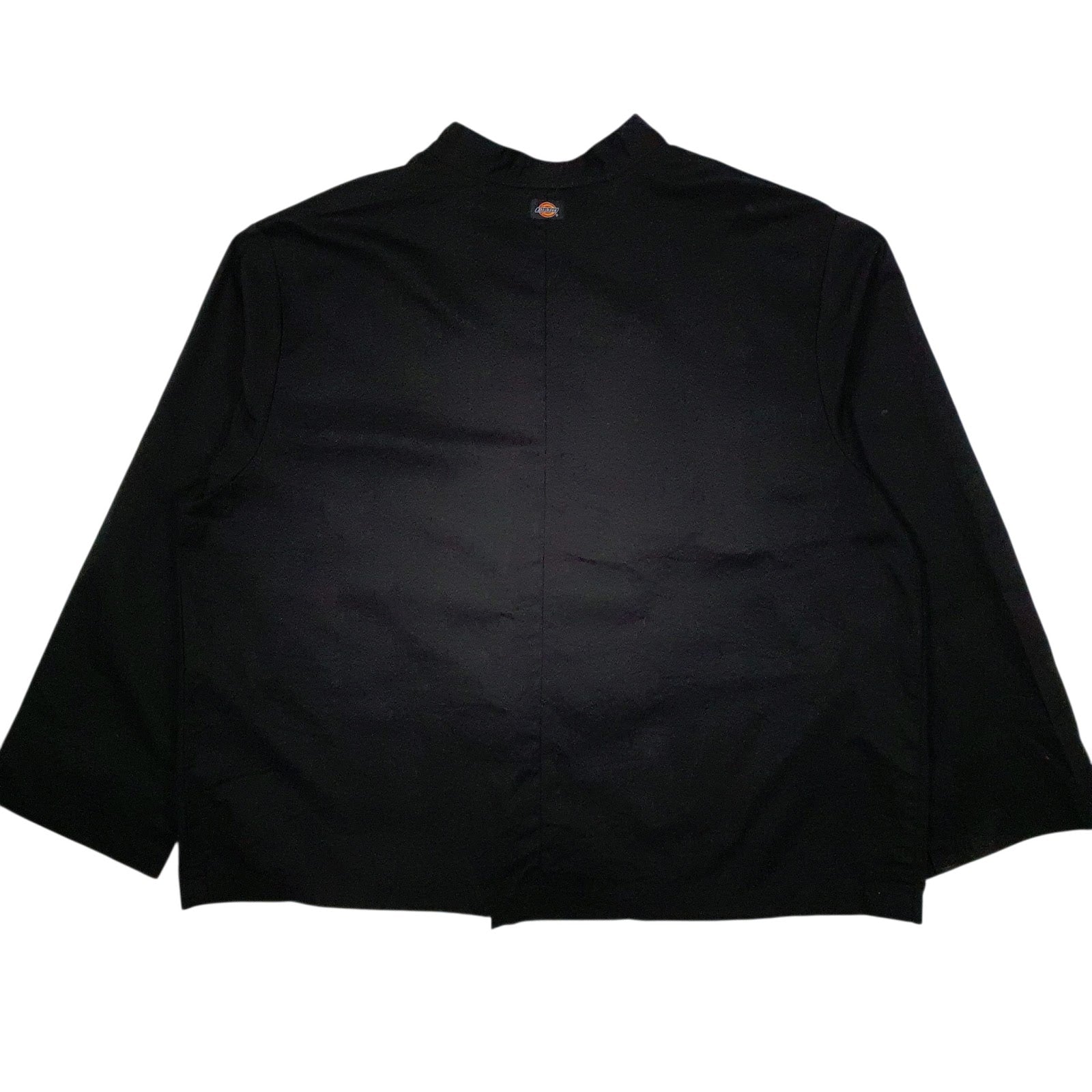 Mens Black Dickies Chefs Crewneck Coat