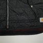 Mens Black Carhartt Reversible Vest Bodywarmer  Coat