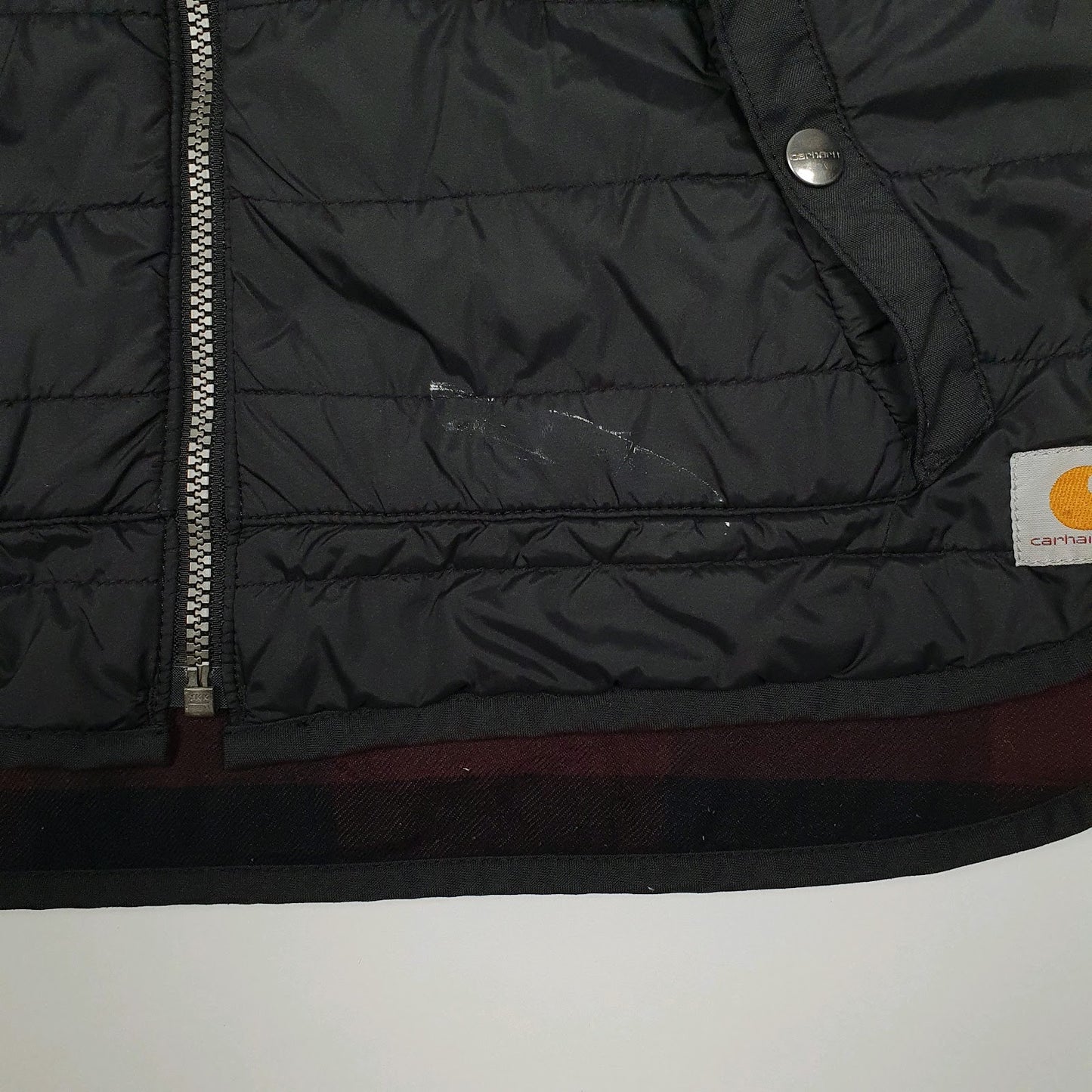 Mens Black Carhartt Reversible Vest Bodywarmer  Coat