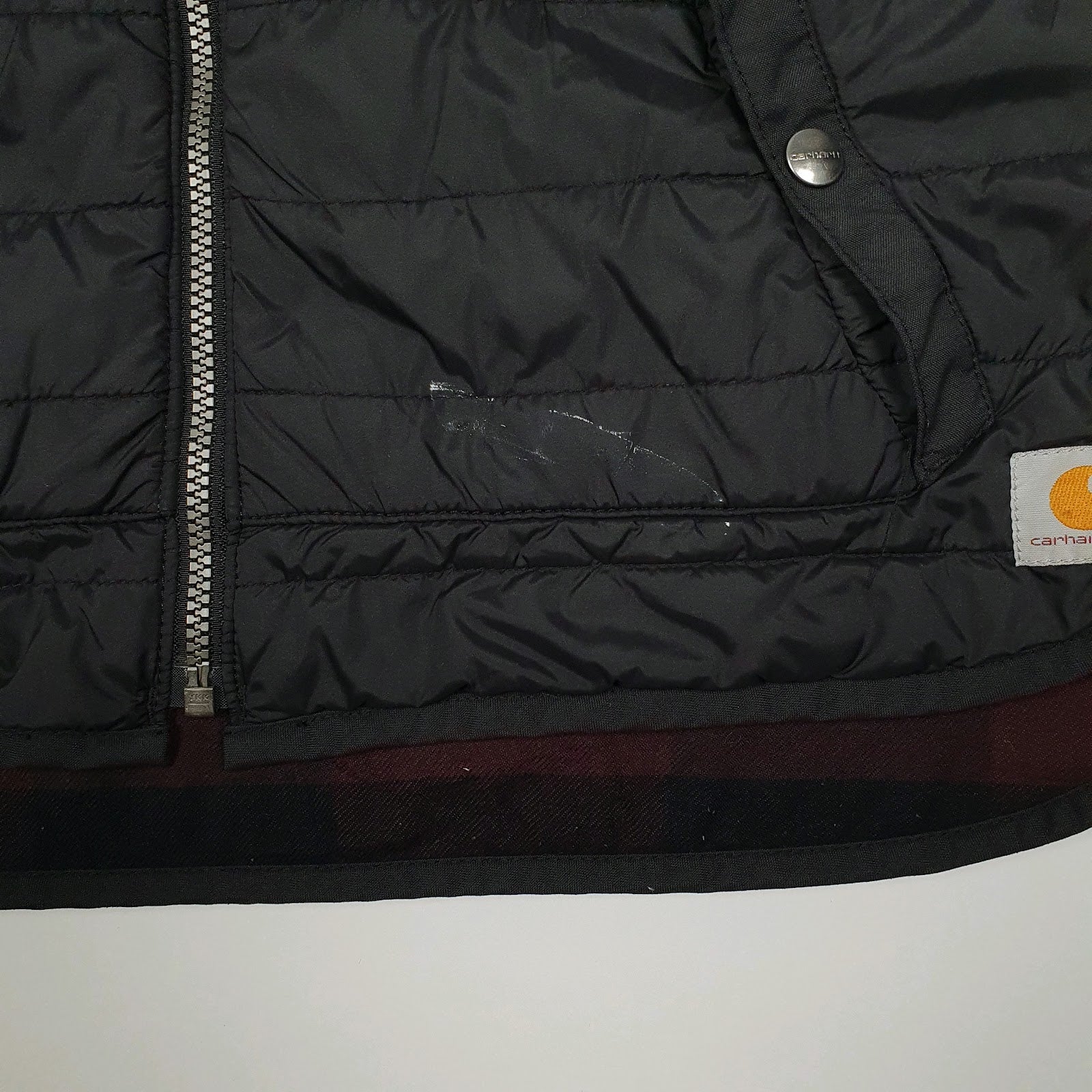 Mens Black Carhartt Reversible Vest Bodywarmer  Coat