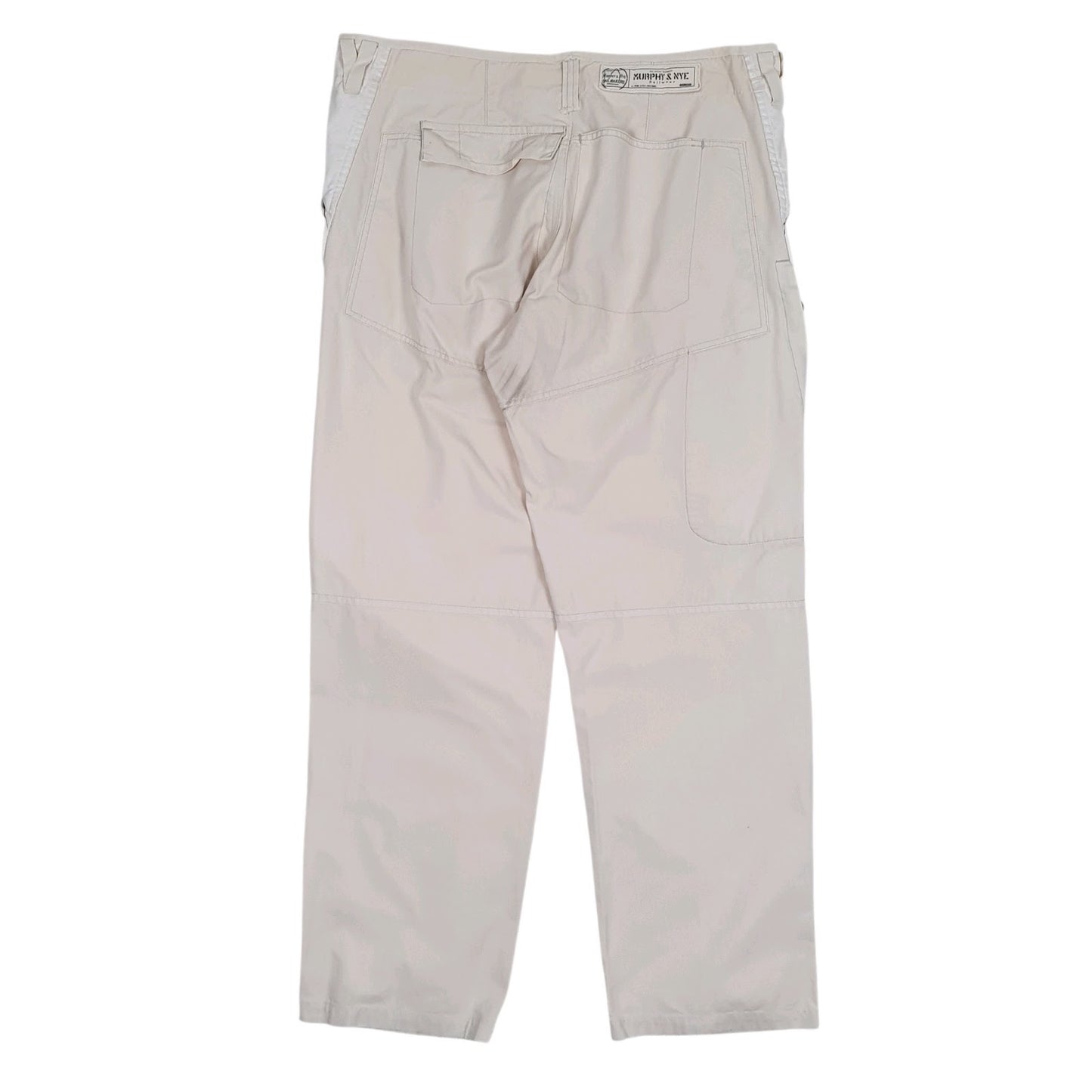 Mens White Murphy & Nye Sailmakers  Trousers