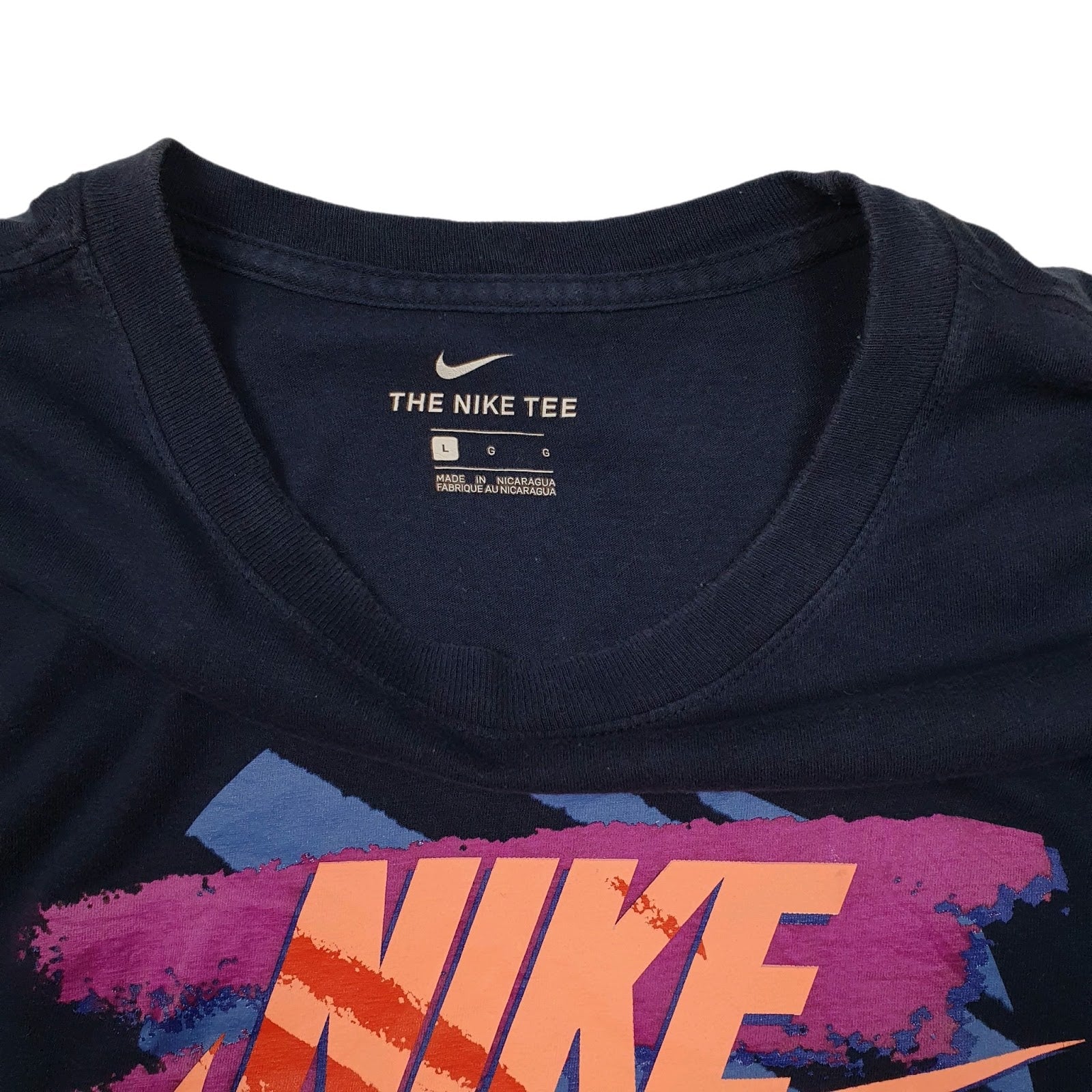 Mens Navy Nike   T Shirt