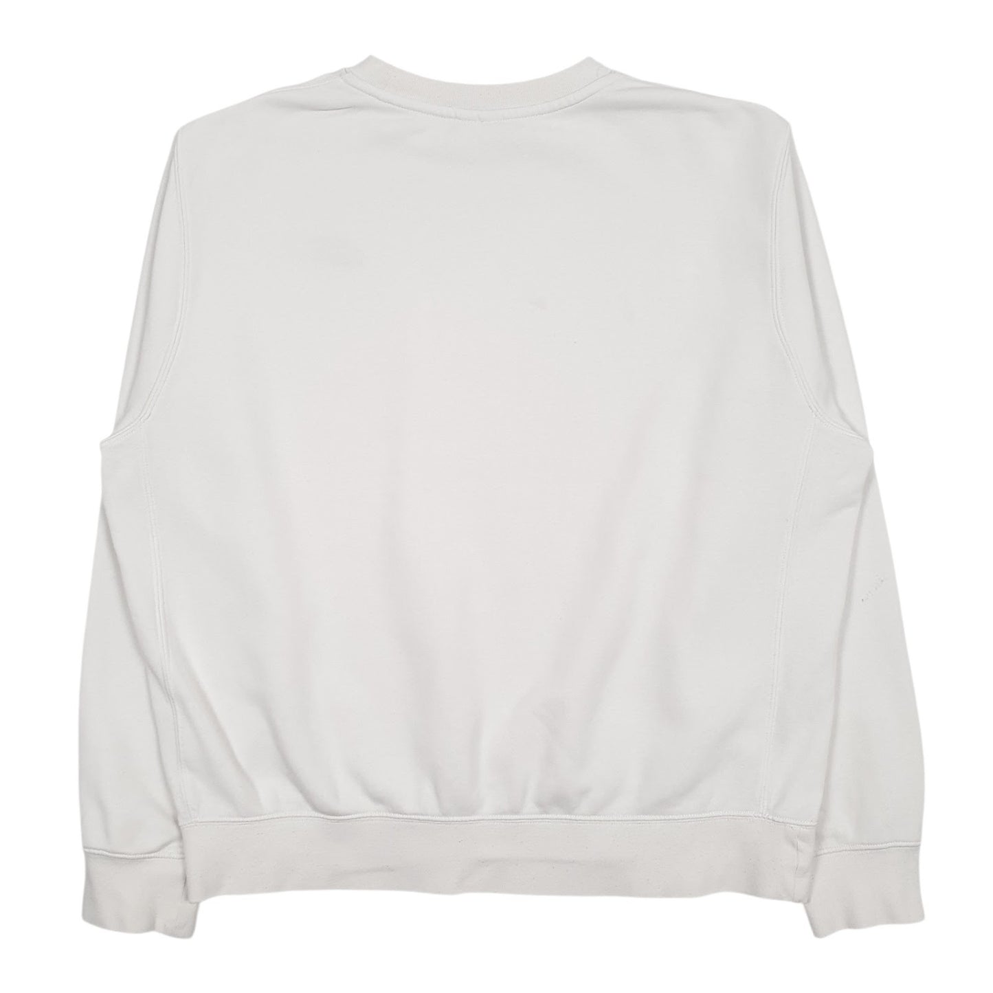 Mens White Nike  Crewneck Jumper