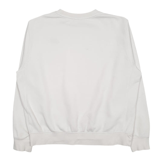 Mens White Nike  Crewneck Jumper