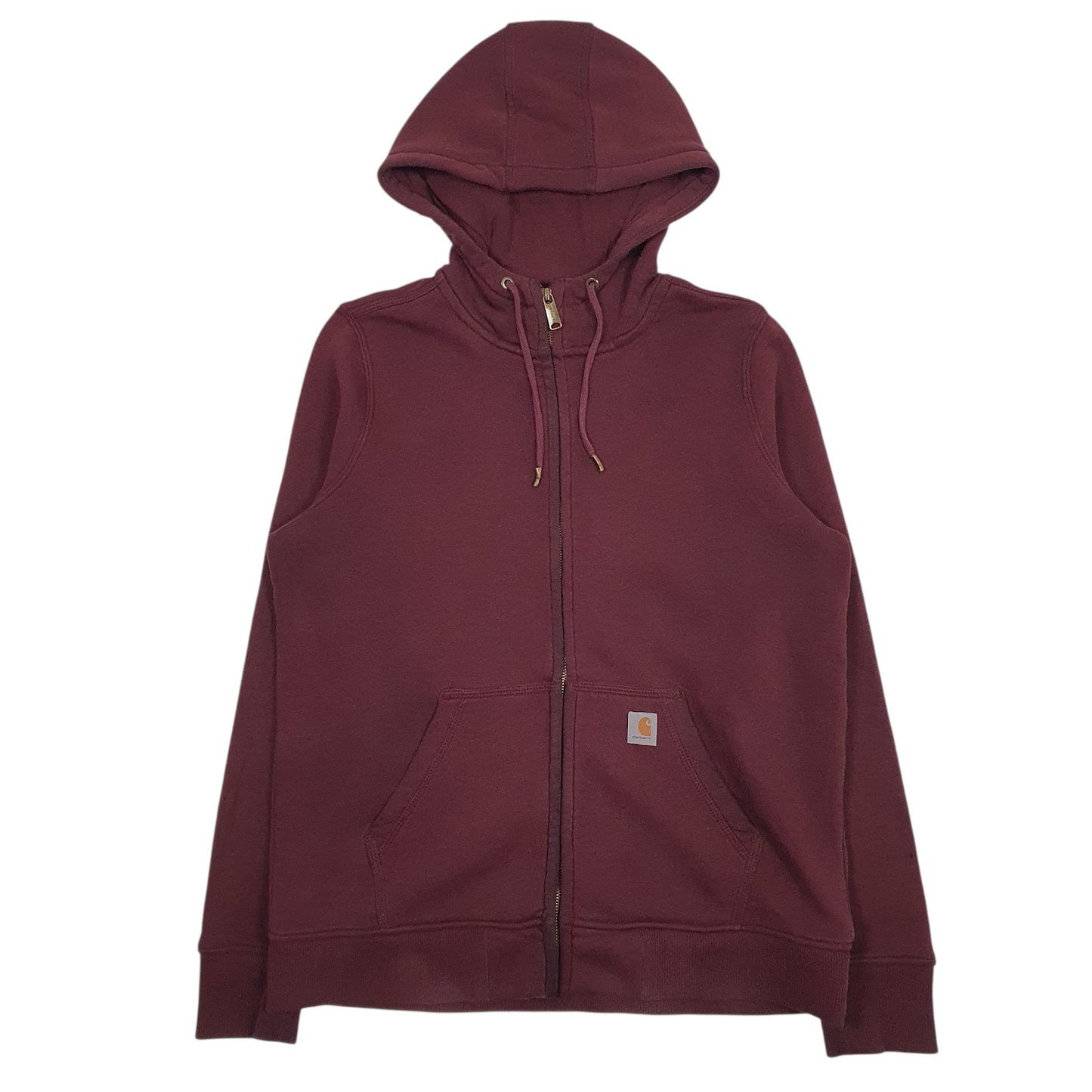 Womens Burgundy Carhartt  Full Zip Jumper