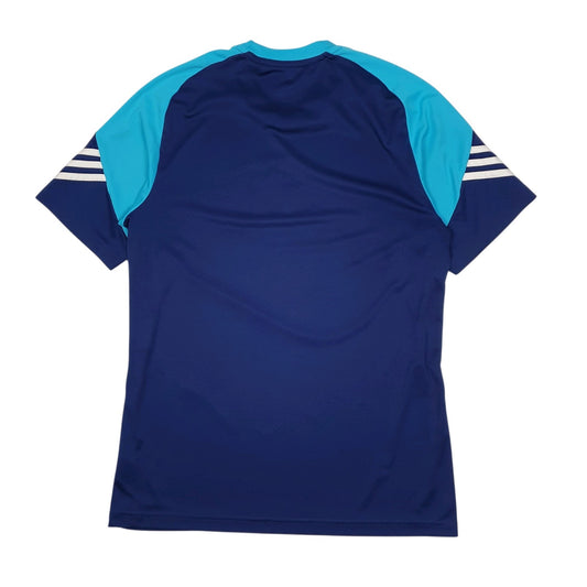 Mens Navy Adidas Activewear  T Shirt