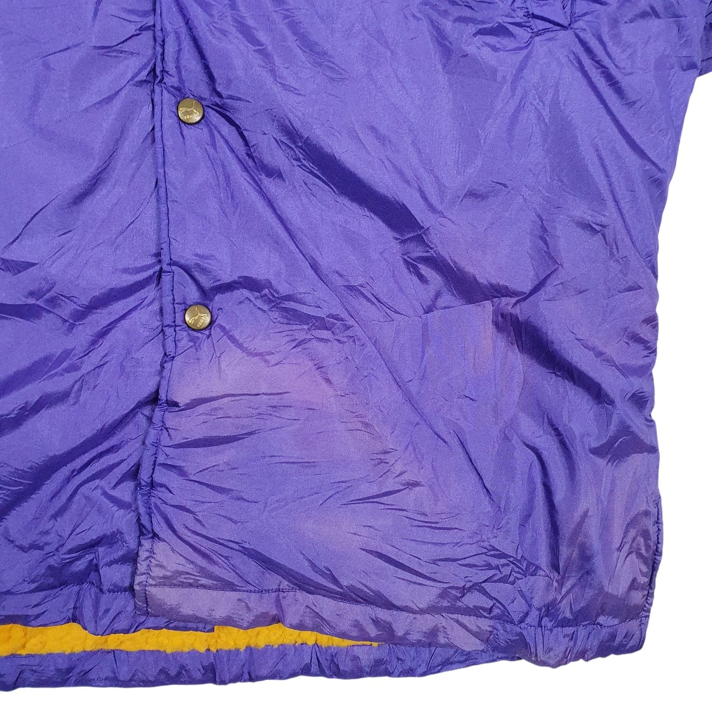 Womens Purple Puma Fleece Lined Full Zip Coat