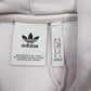 Mens Pink Adidas Spellout Hoodie Jumper