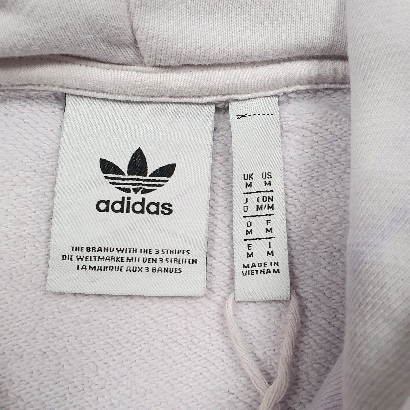 Mens Pink Adidas Spellout Hoodie Jumper