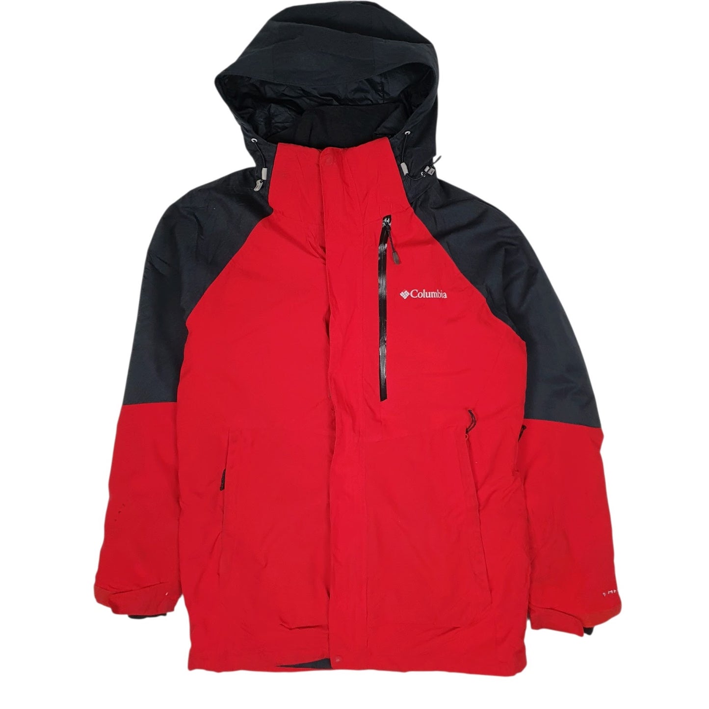 Mens Red Columbia Sportswear Company Omni Tech Crewneck Coat