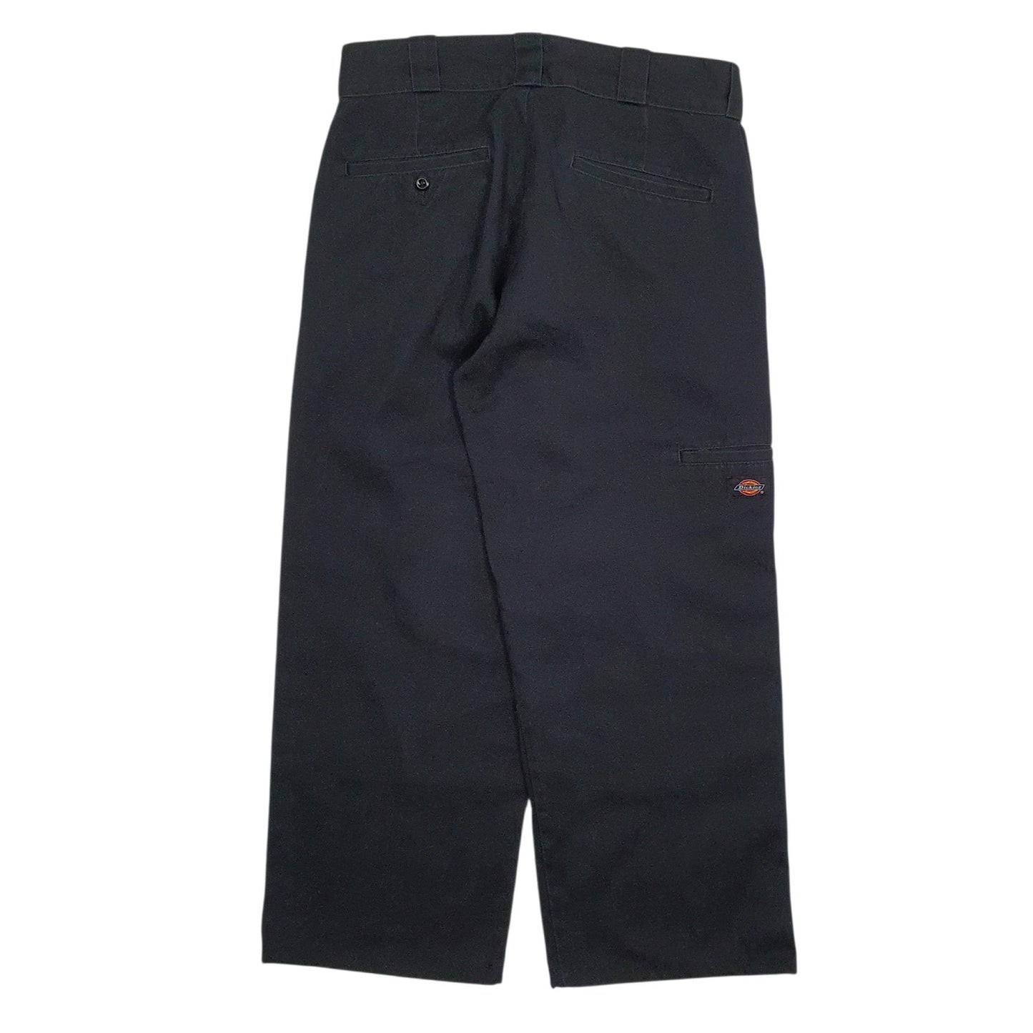Mens Black Dickies   Trousers