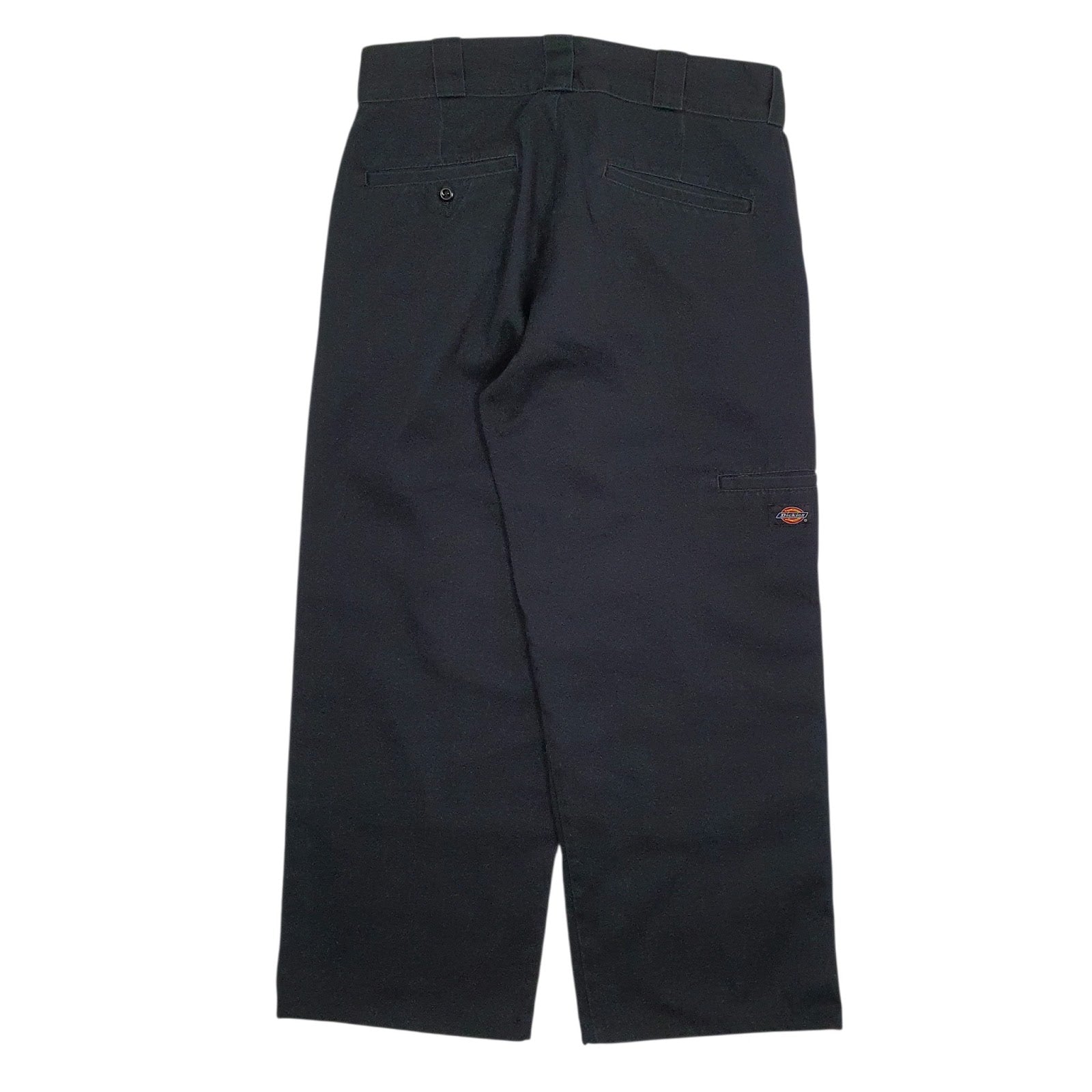Mens Black Dickies   Trousers