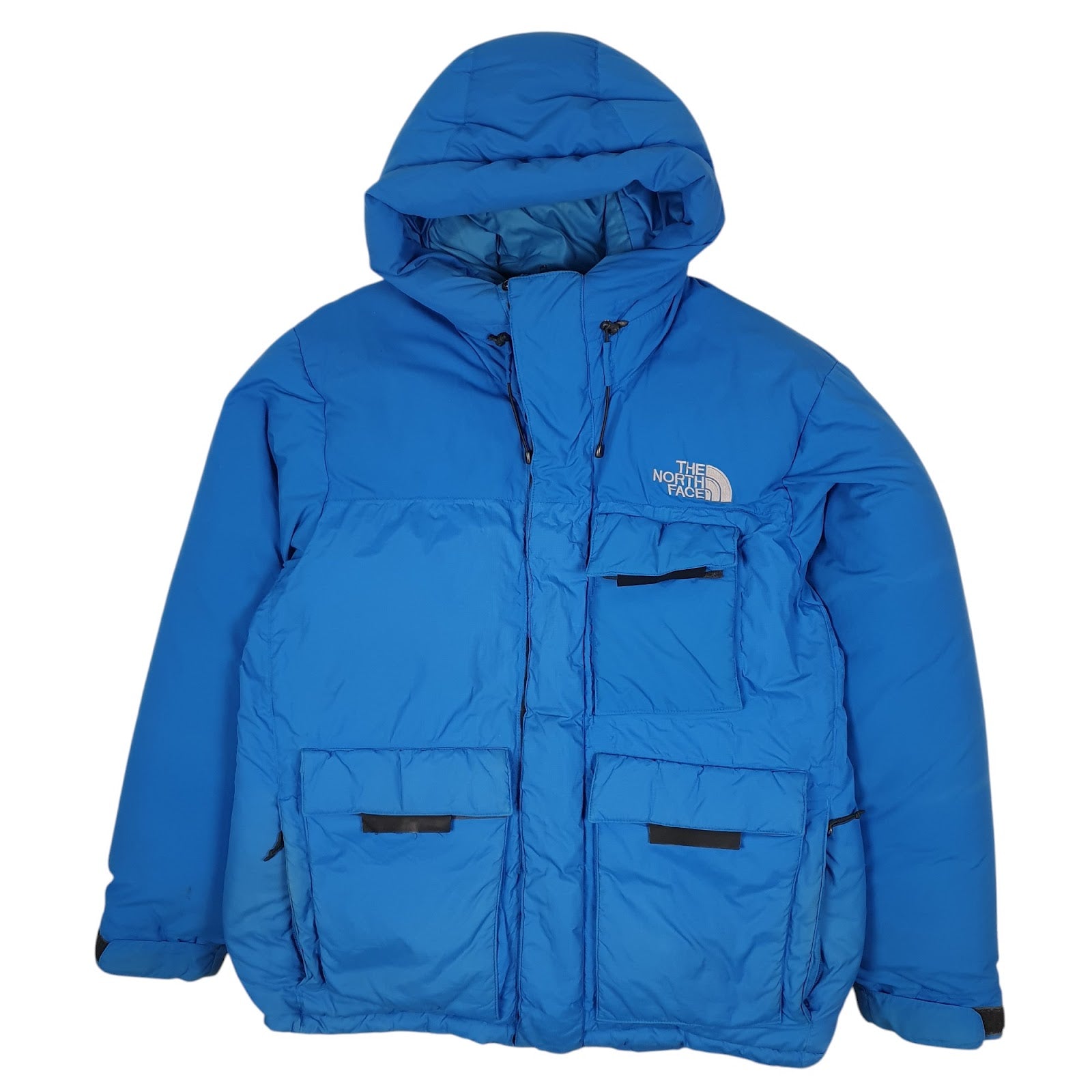 Mens Blue The North Face Heavyweight Expedition Parka  Coat