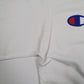 Mens White Champion  Crewneck Jumper