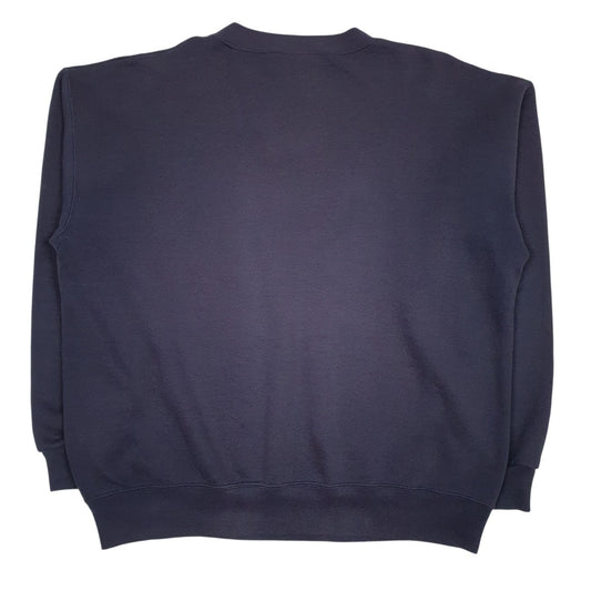 Mens Navy Lee Vintage 90s MLB New York Yankees 1999 World Series Crewneck Jumper